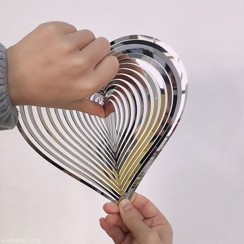 Adorno de Jardín para Viento con Forma de Corazón - Image 3