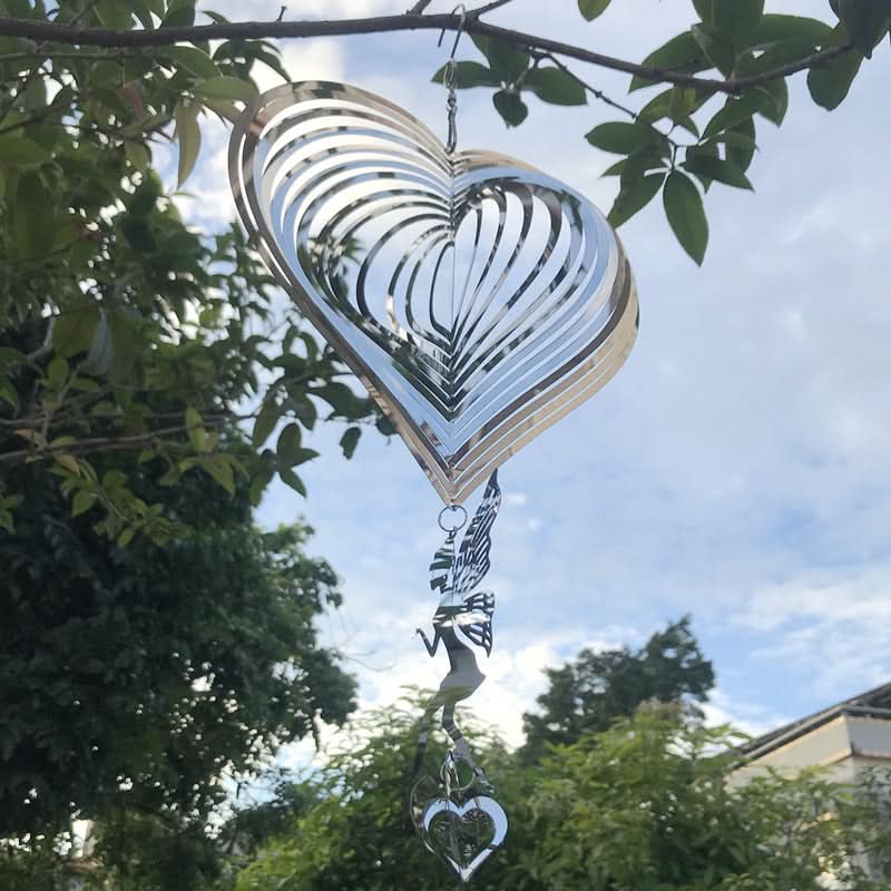Adorno de Jardín para Viento con Forma de Corazón - Image 4