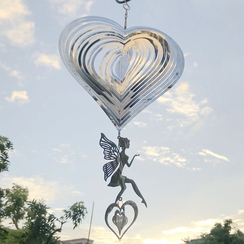 Adorno de Jardín para Viento con Forma de Corazón - Image 5