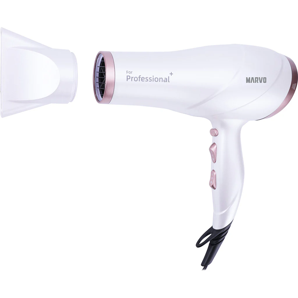 Alisador de Cabello Marvo + Secador Blanco HCP-004 - Image 4