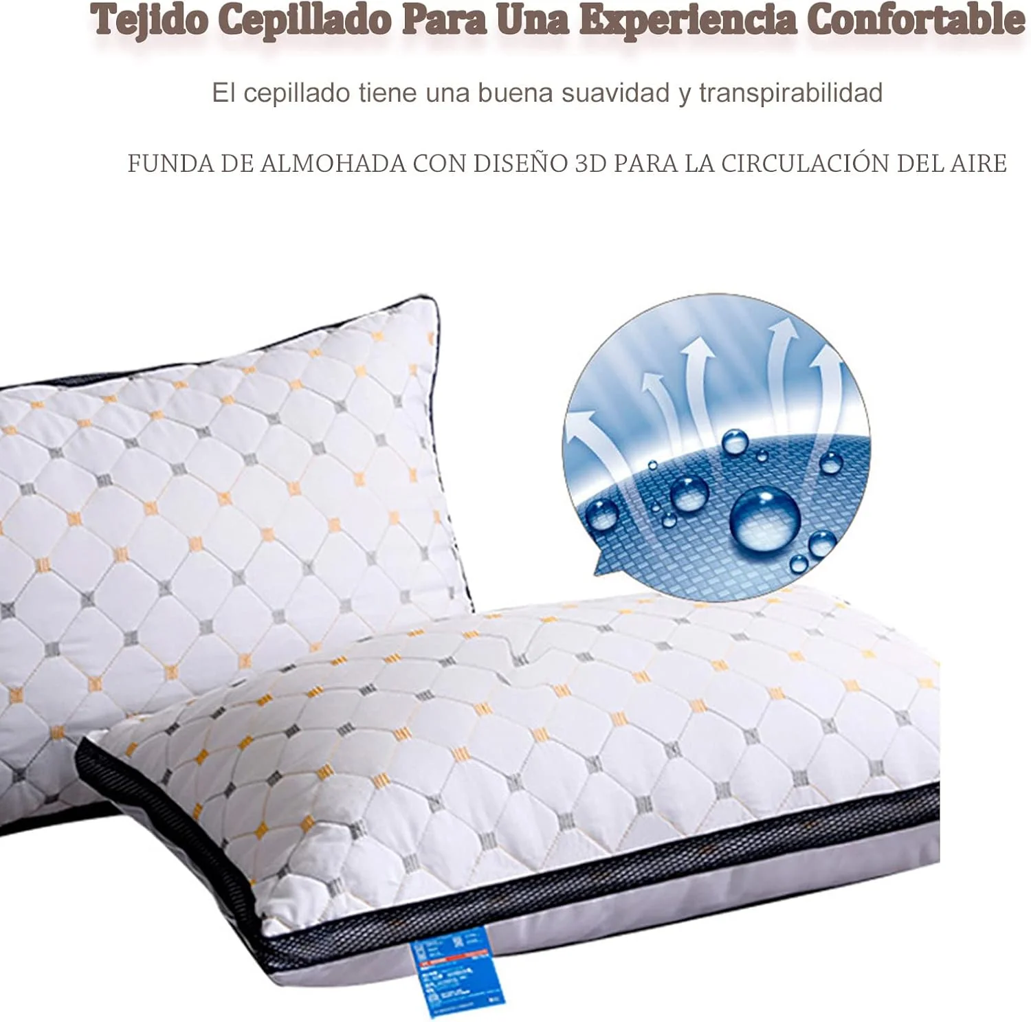 Almohada Queen Size Ultra Suave Baja - Image 3