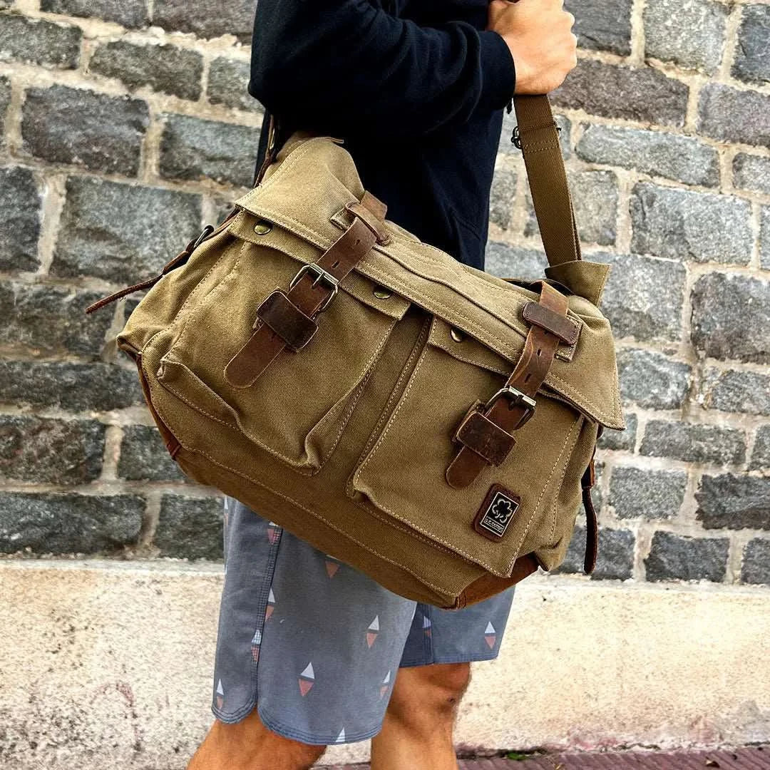 Bolso Halden de Lona y Cuero Marca Vinitivo - Image 11