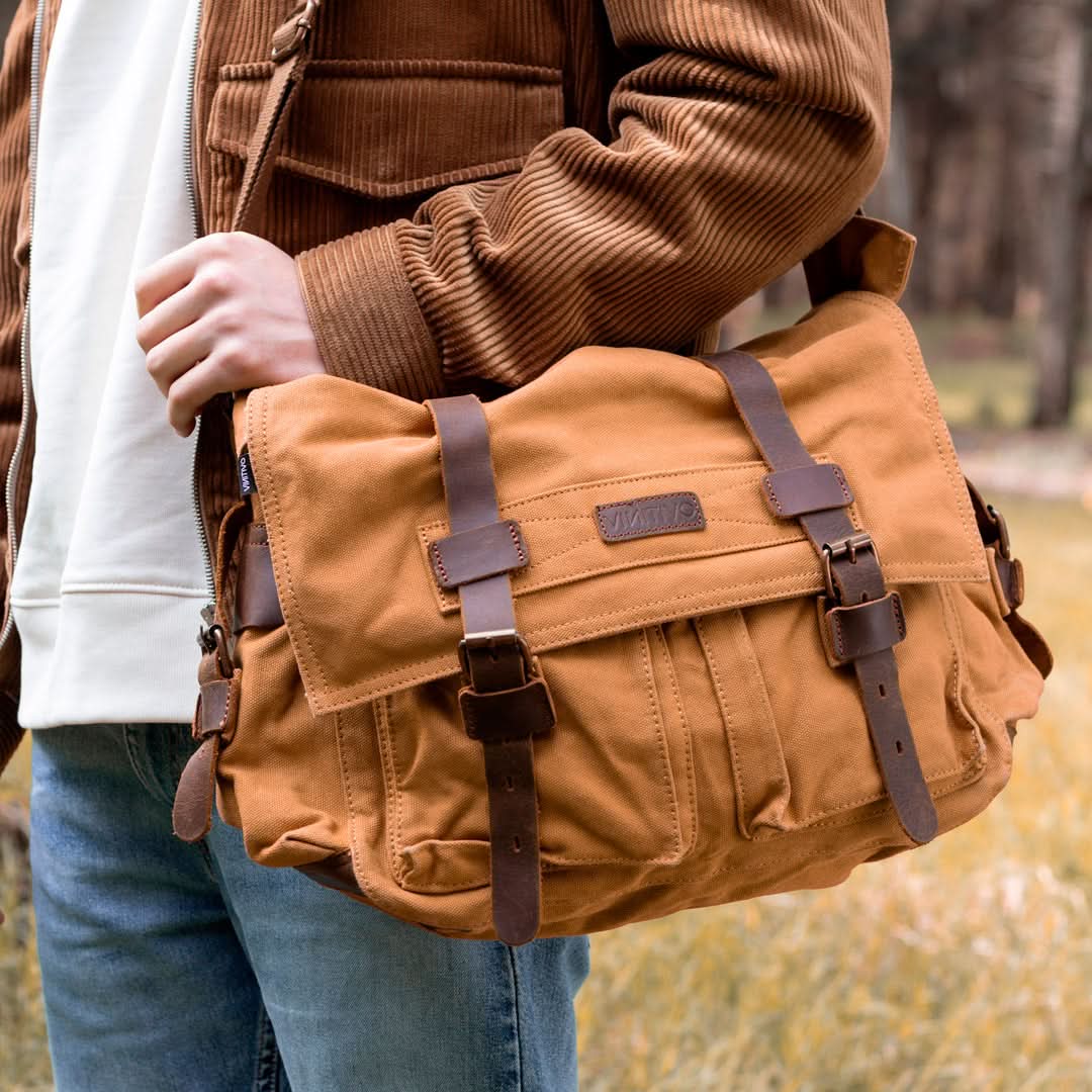 Bolso Halden de Lona y Cuero Marca Vinitivo - Image 6