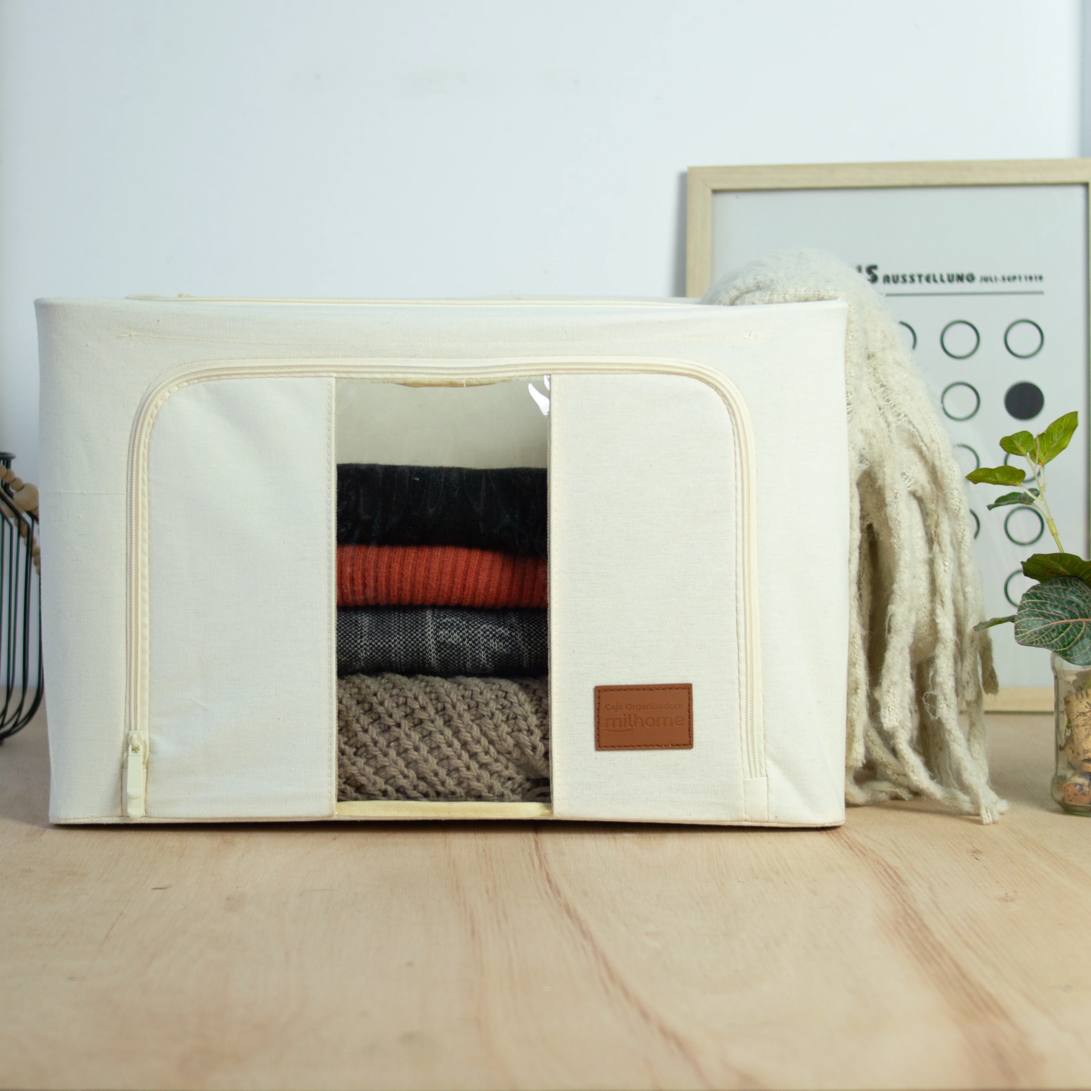 Caja Organizadora de Tela Diseño Estructural Milhome - Image 12