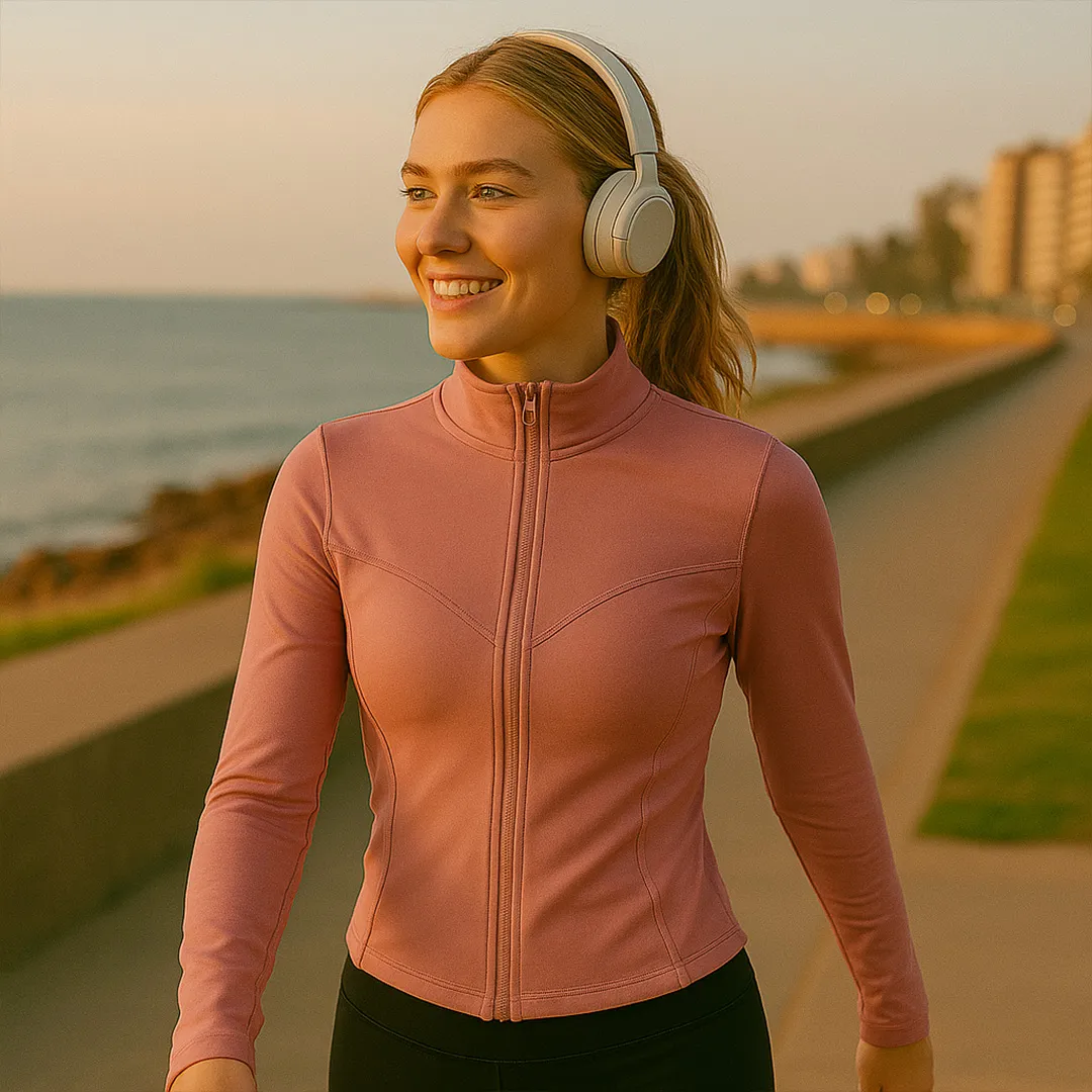 Campera Deportiva Aura Balance para Mujer con Cierre - Image 4