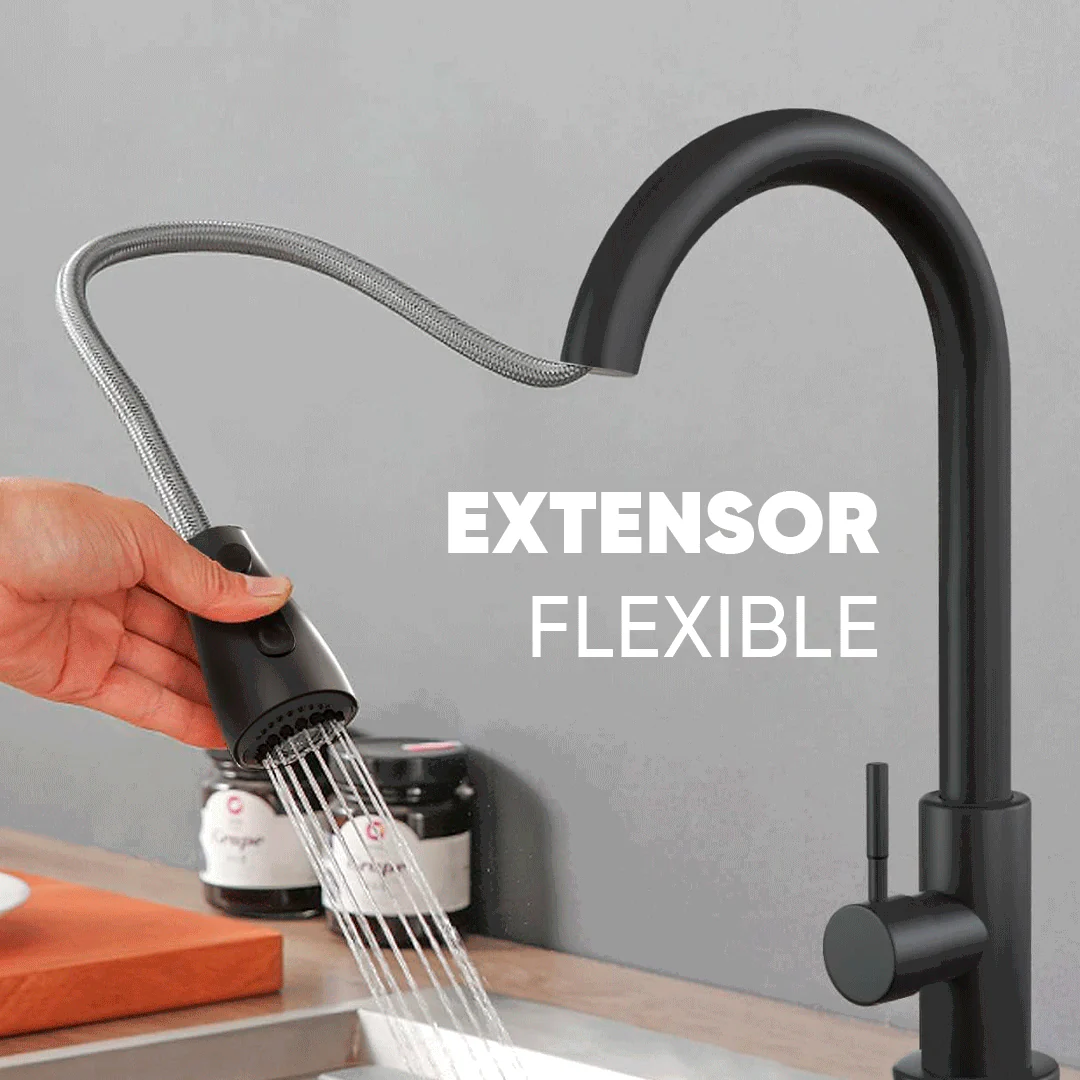 Canilla Monocomando con Extensor Full Wash Marca Milhome - Image 4