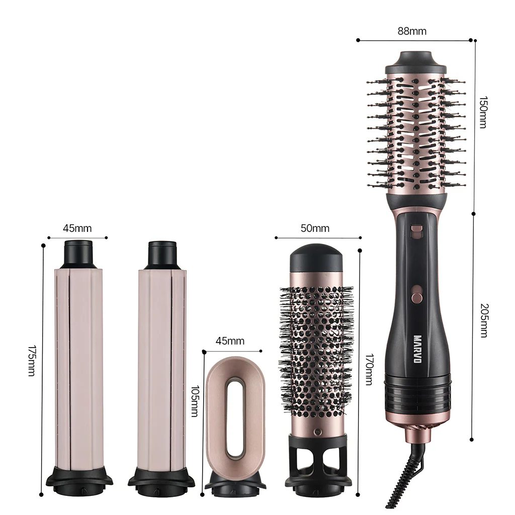 Cepillo Marvo HC-244 5 en 1 Moldeador 220V - Image 7