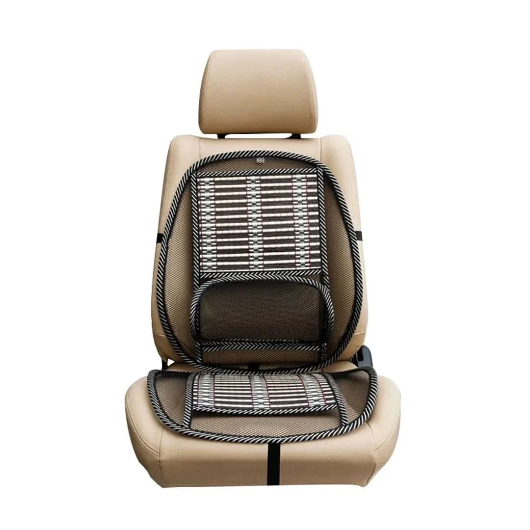 Respaldo Ergonómico de Bambú para Coche - Image 4