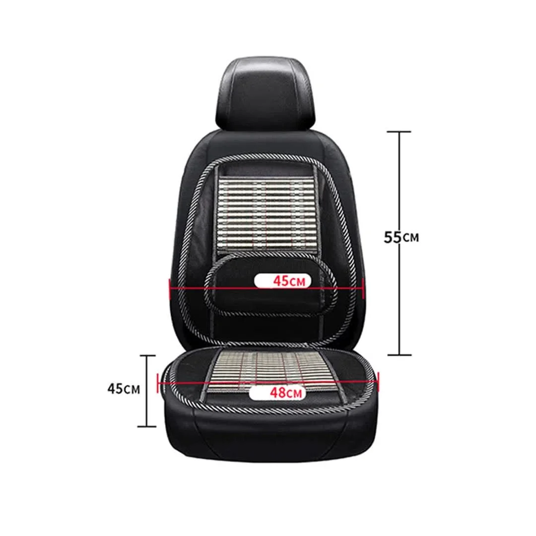 Respaldo Ergonómico de Bambú para Coche - Image 8