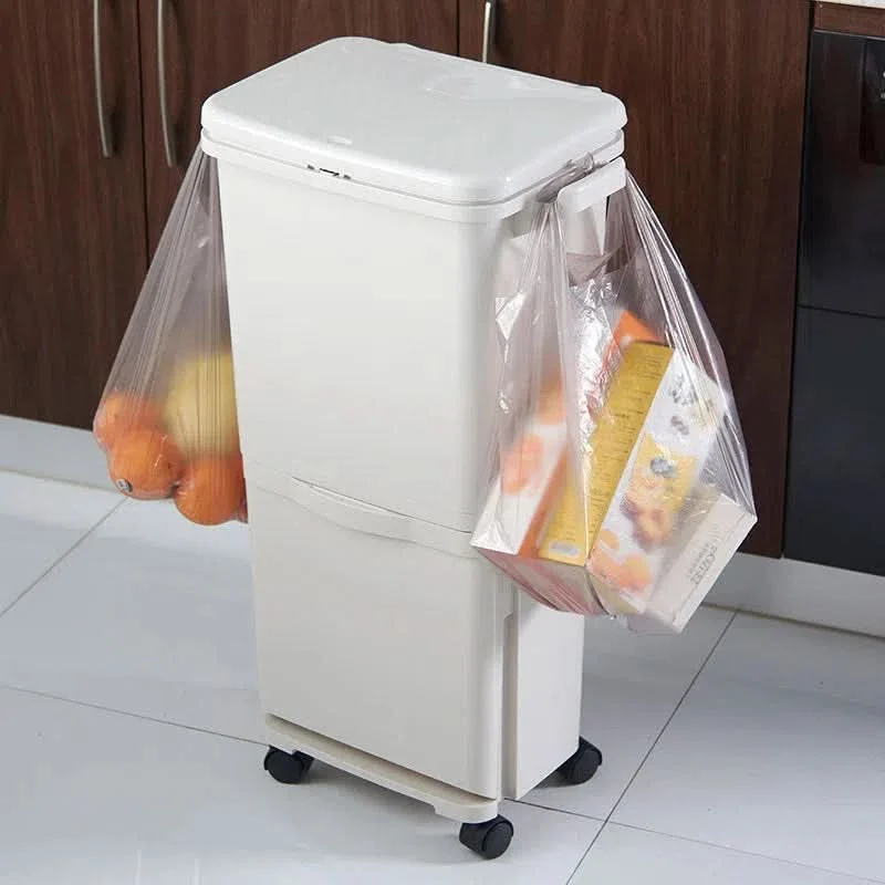 Contenedor Papelera para Basura 2 Niveles Vertical 42L - Image 3