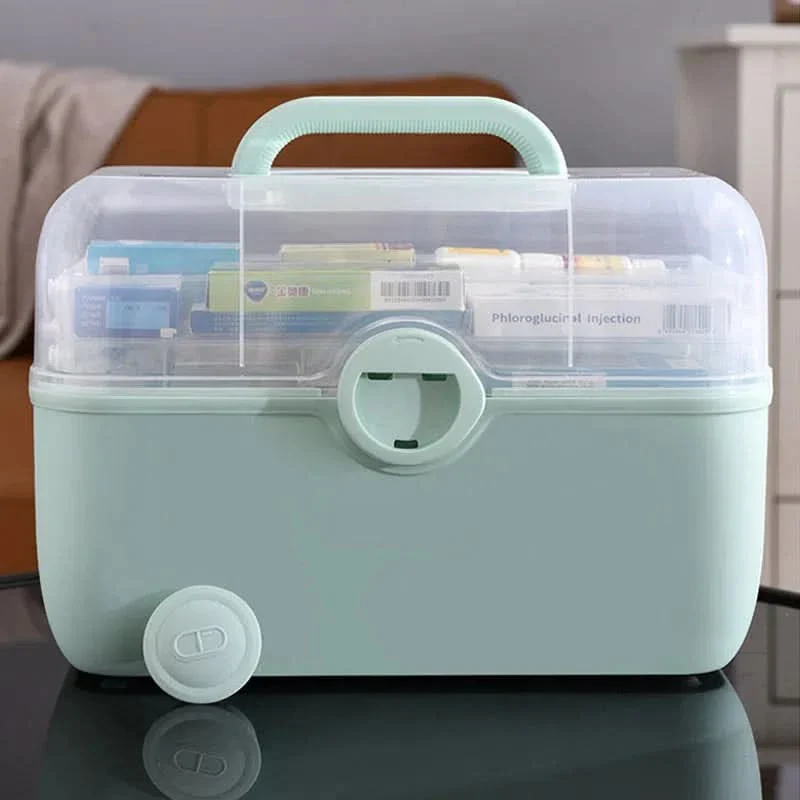 Contenedor Bucket Organizador de Medicamentos 3 Divisiones - Image 7