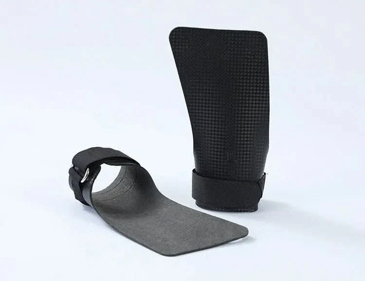 Calleras Hand Straps de Carbono Liso para Entrenamiento Gym - Image 6