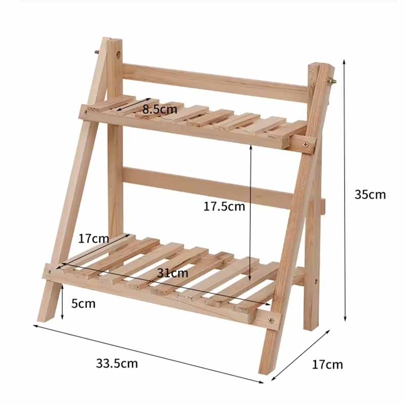 Estanteria de Madera 2 Niveles para Escritorio - Image 5