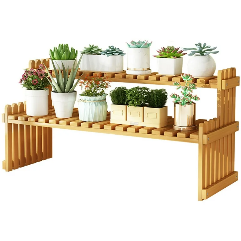 Estanteria Decorativa en Madera 2 Niveles - Image 6