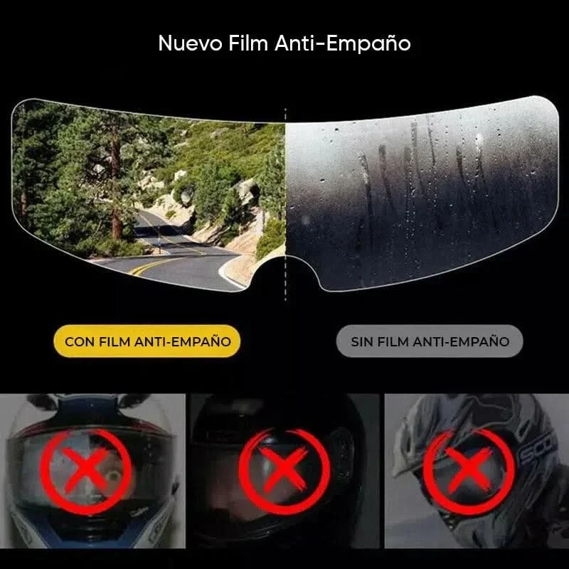 Film Anti Empaño para Casco de Moto - Image 3