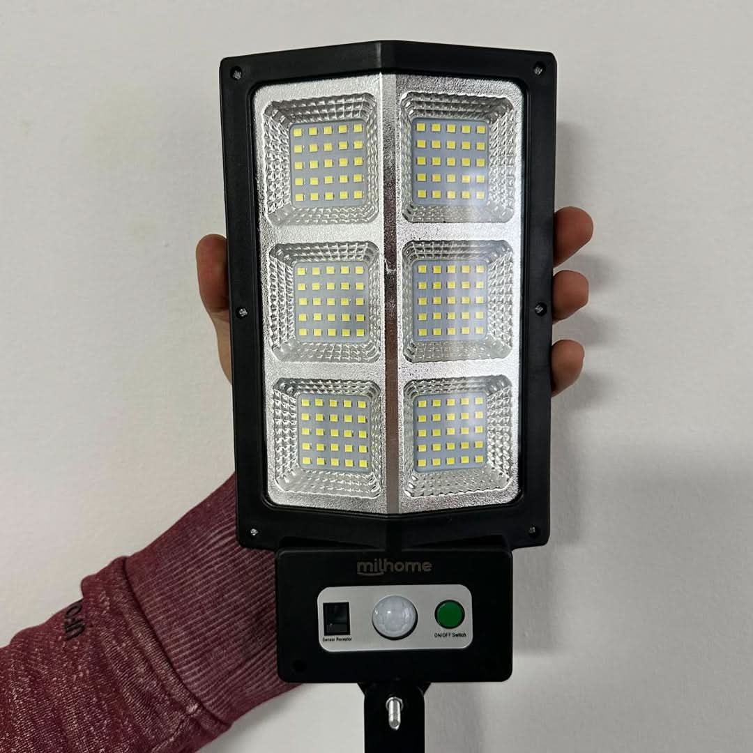 Foco Solar de 6 Luces Ip65 de 60w Milgenial - Image 5
