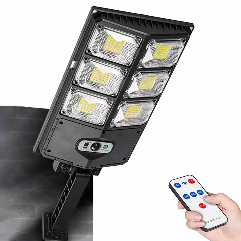 Foco Solar Grande 6 Luces Led con Control - Image 6