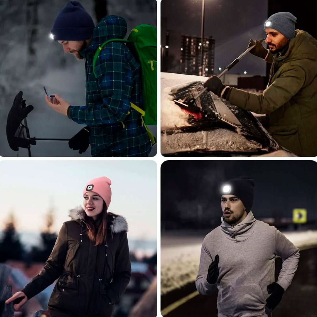 Gorro con Linterna Led Recargable USB - Image 9