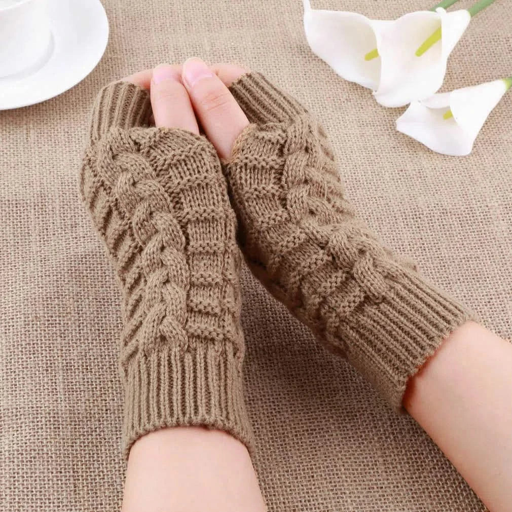 Guantes de Medio Dedo en Lana Calidos y Suaves - Image 3