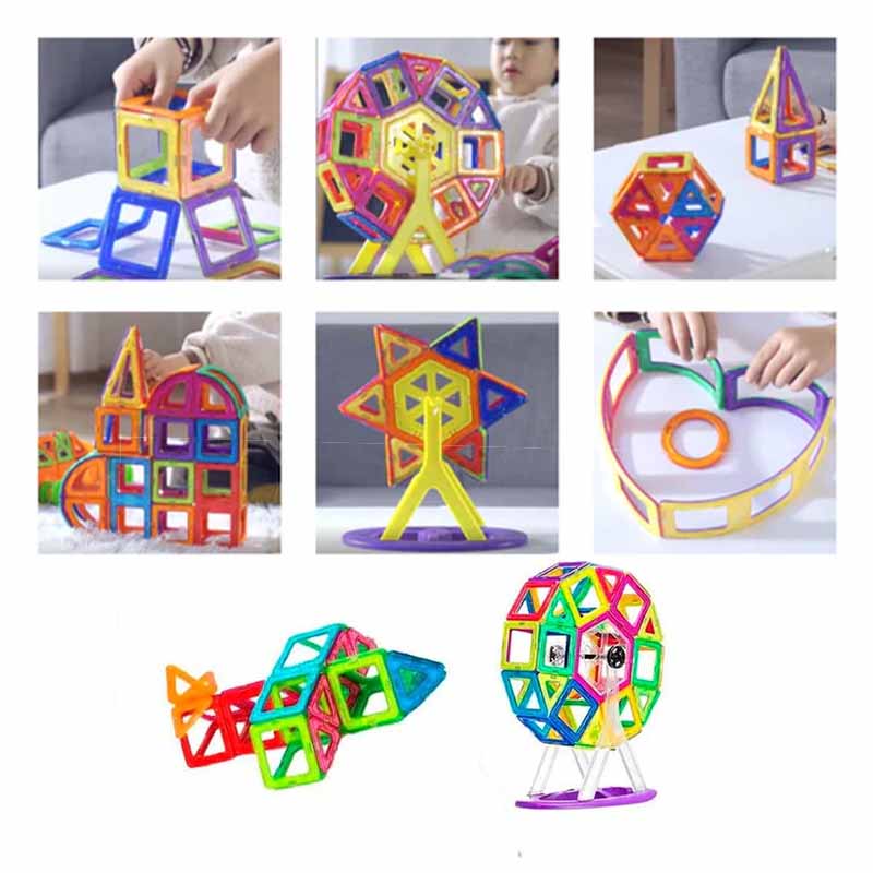 Juego de Bloques de Construcción Magnéticos para Niños - Image 3