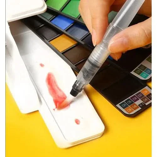 Set De Pintura De Acuarela Con Pincel De Agua y 24 Colores - Image 5