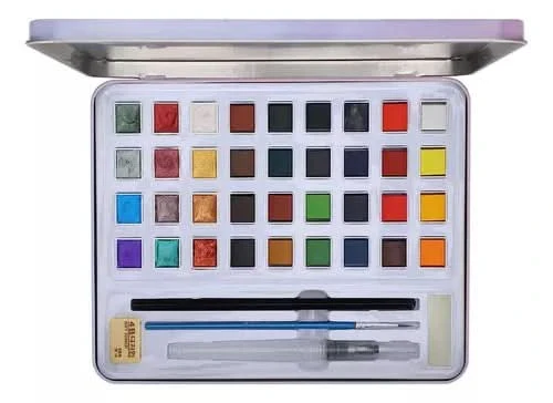 Juego de Pintura de Acuarela de 36 Colores con Pincel - Image 5