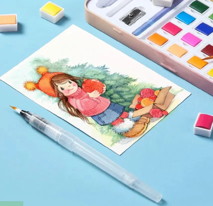 Juego de Pintura de Acuarela de 36 Colores con Pincel - Image 6