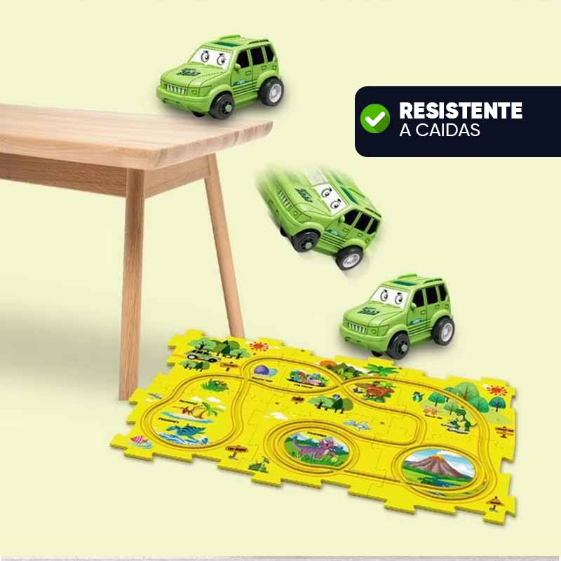 Juego de Pistas de Rompecabezas con Carrito Eléctrico - Image 3