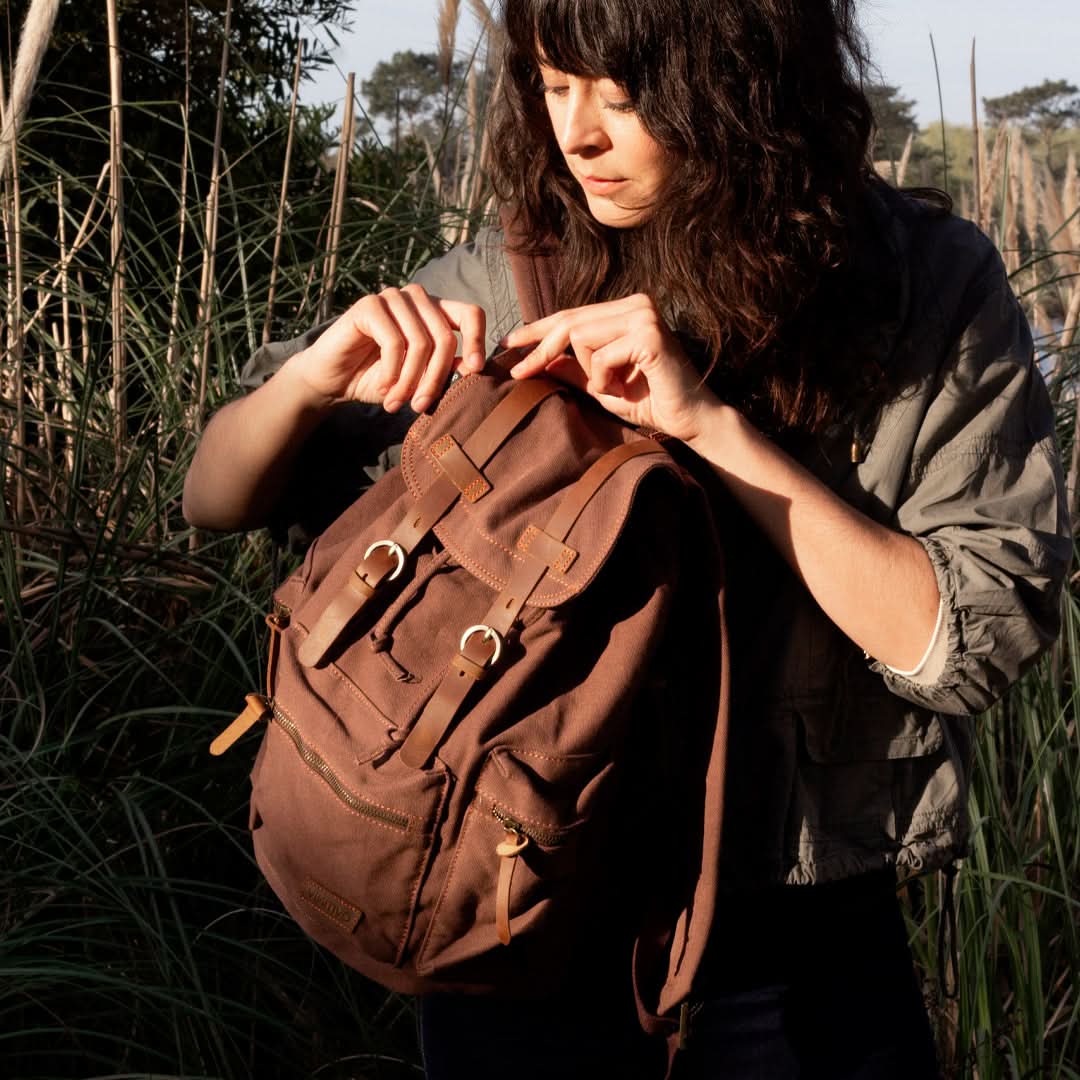 Mochila Kaukko Vintage Casual de Lona Marca Vinitivo - Image 16