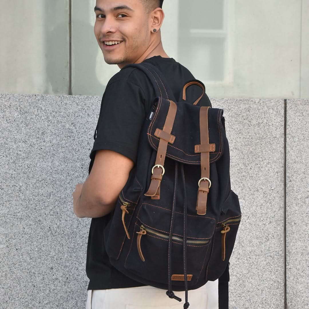 Mochila Kaukko Vintage Casual de Lona Marca Vinitivo - Image 3