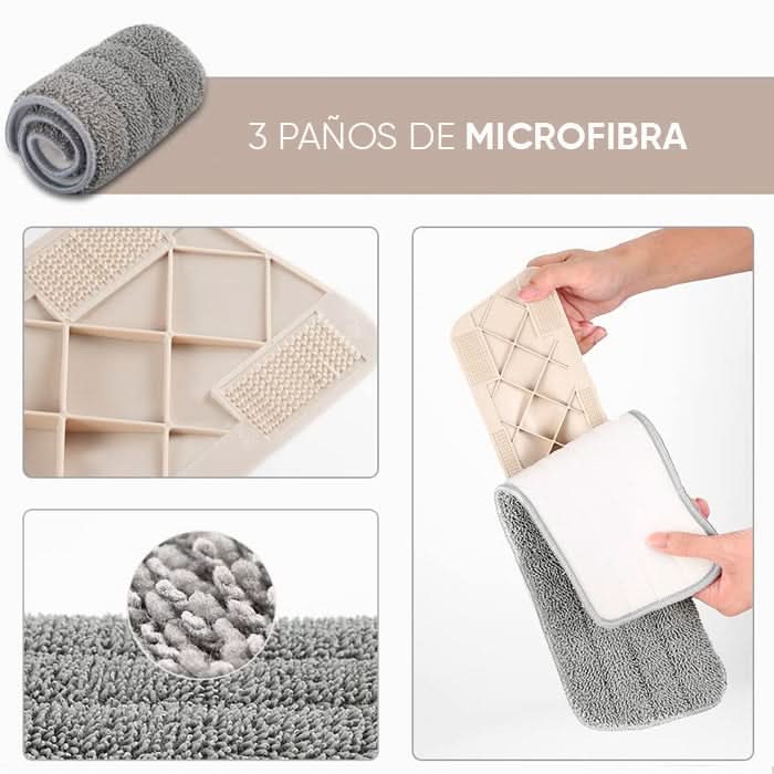 Mopa Plana con Aspersor + 2 Repuestos de Regalo MilGenial - Image 5