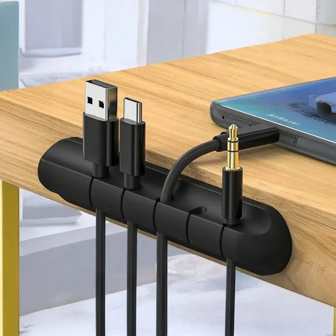 Organizador de Cables Flexible para Escritorio - Image 3