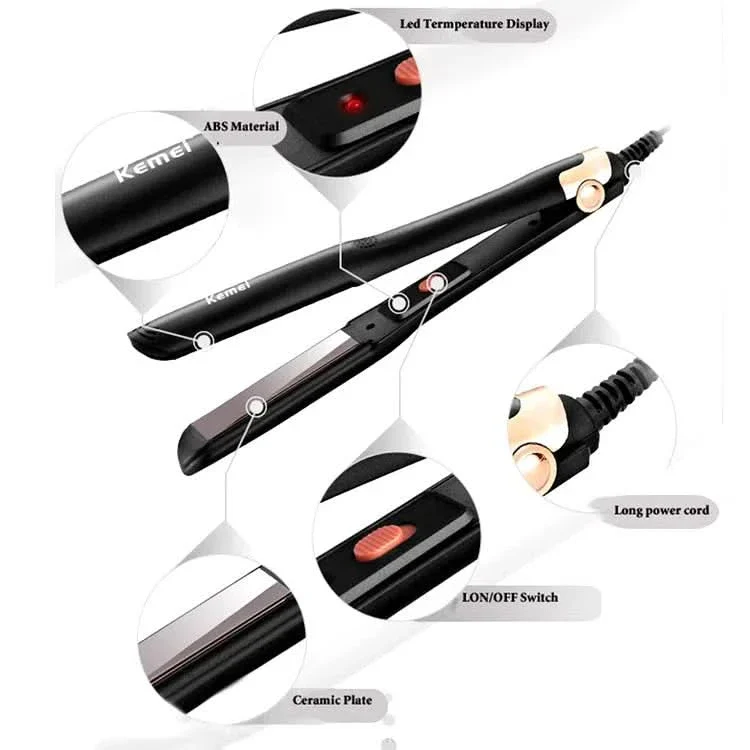 Plancha De Pelo Kemei Hair Straightener - Image 6