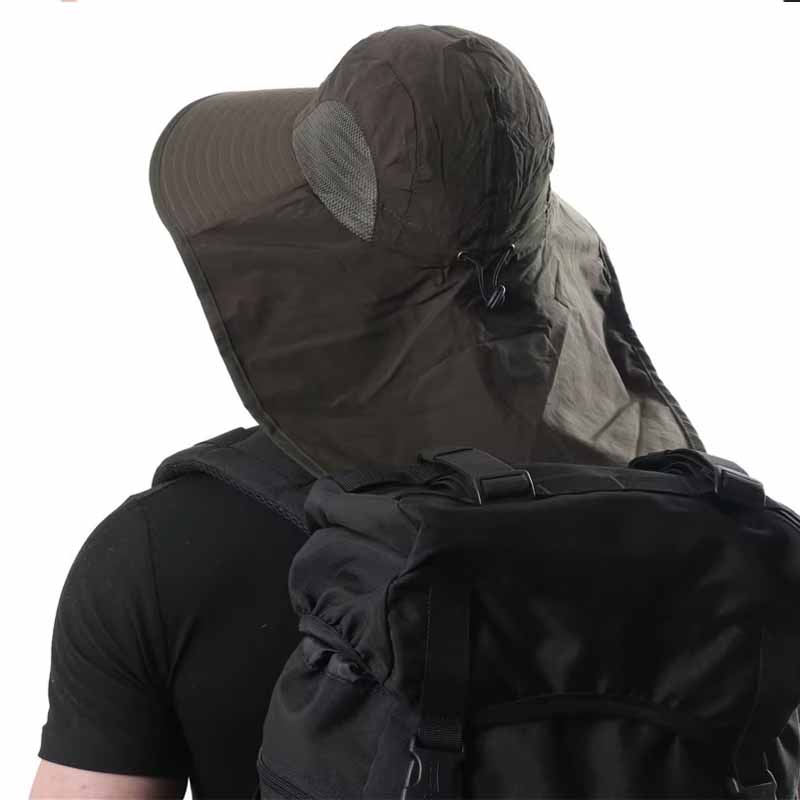 Sombrero con Solapa con Protección para el Cuello - Image 3