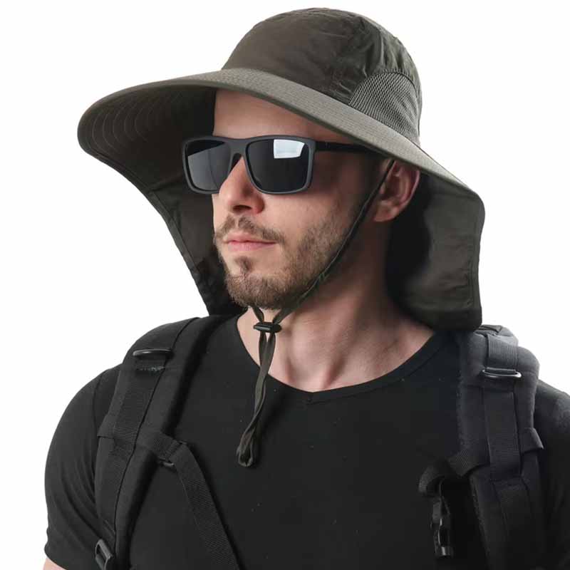 Sombrero con Solapa con Protección para el Cuello - Image 6