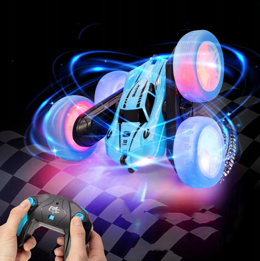 Supercar 360 Grados Recargable con Luz y Control Remoto - Image 5